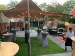 Stretchtent te huur - 6 x 10 - zandkleur - 60+ personen, Ophalen, Gebruikt, Opvouwbaar, Partytent