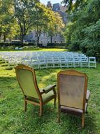 2 Vintage stoelen - zetels - bruiloft - bohemian, Ophalen of Verzenden