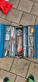 Gevulde Vintage Gereedschapskoffer, Ophalen, Gevuld, Gebruikt