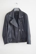 ENES Leren Biker-Jacket Maat 36, Kleding | Dames, Verzenden, Zwart, Zo goed als nieuw, Jasje