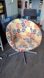 Retro stoel/fauteuil Ikea Skruvsta, Huis en Inrichting, Fauteuils, Ophalen, Gebruikt, Minder dan 75 cm, Metaal