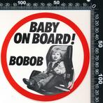 Sticker: Bobob - Baby on board, Ophalen of Verzenden, Zo goed als nieuw, Auto of Motor