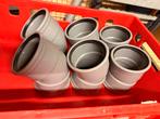 PVC bochten 110 manchet 2x mof, Doe-het-zelf en Verbouw, Buizen en Afvoer, Bochten, Pvc, Nieuw, Ophalen of Verzenden