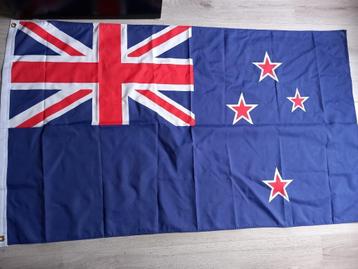 Vlag Nieuw-Zeeland in gevelformaat, New Zealand, Oceanië