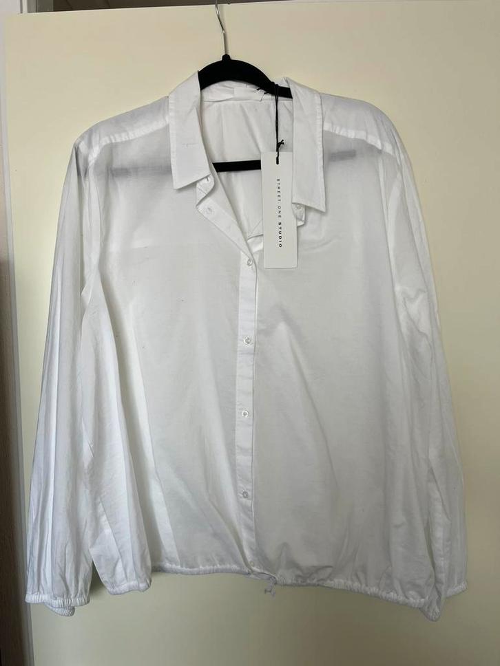 Splinternieuwe blouse Street One maat 46, Kleding | Dames, Blouses en Tunieken, Nieuw, Maat 46/48 (XL) of groter, Wit, Ophalen of Verzenden