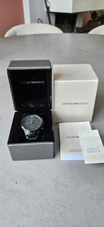 Emporio Armani model AR2485 horloge, Ophalen of Verzenden, Zo goed als nieuw, Staal, Overige merken