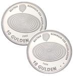 Nederland / 1999 / 10 Gulden / Zf / Millennium, Postzegels en Munten, Ophalen, Koningin Beatrix, Zilver, Losse munt