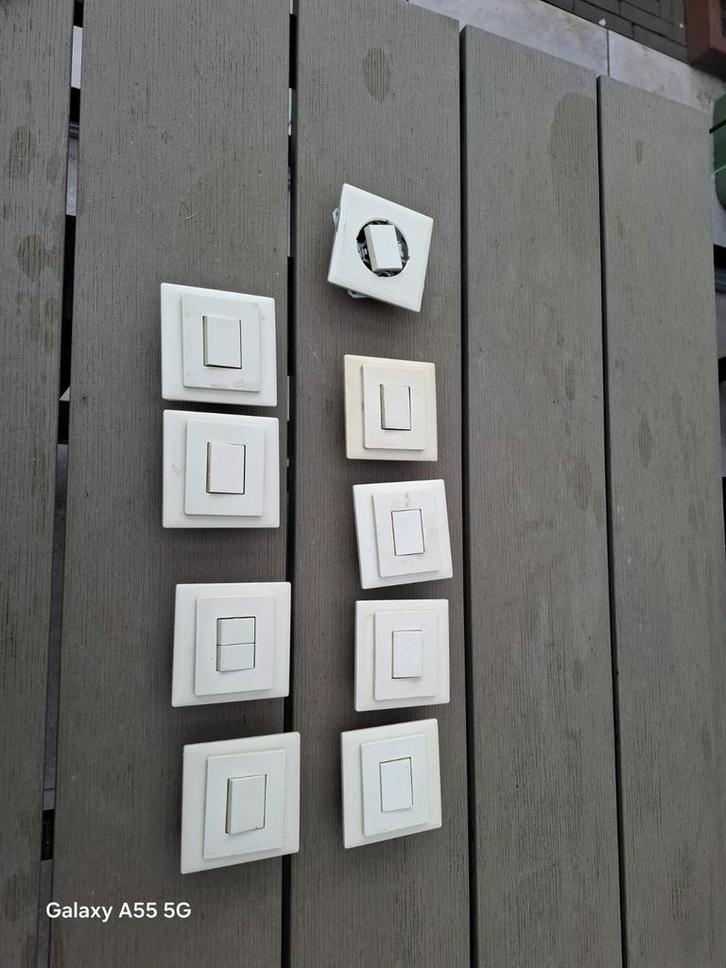 Ouderwetse Schakelaars - Vintage Look, Doe-het-zelf en Verbouw, Elektra en Kabels, Gebruikt, Schakelaar, Ophalen