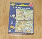Jan van Haasteren - 2x1000 - Safari  + -De Storm, Ophalen of Verzenden, 500 t/m 1500 stukjes, Legpuzzel