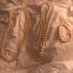 2X Parels kettings + armband, Sieraden, Tassen en Uiterlijk, Kettingen, Ophalen of Verzenden