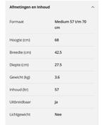 Koffer, Sieraden, Tassen en Uiterlijk, Koffers, Hard kunststof, Nieuw, 35 tot 45 cm, Wieltjes