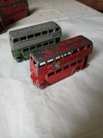 2x dubbeldekker bus.  Dinky toys. Opknappers. Samen €6, Ophalen of Verzenden, Gebruikt, Dinky Toys