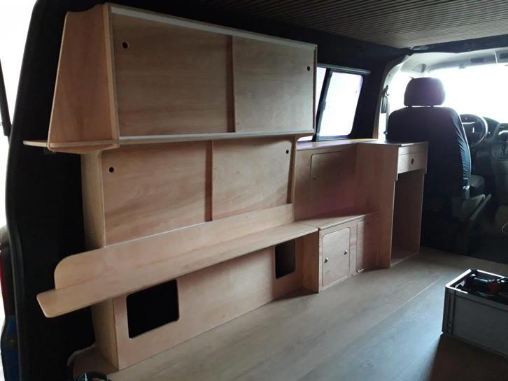 Campermeubel VW Transporter T5 & T6 Lengte 1, Caravans en Kamperen, Camper-accessoires, Nieuw, Ophalen