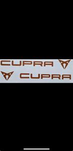 Cupra Logo Stickers - 2 Stuks, Verzenden