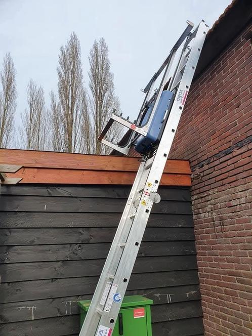 Geda ladderlift op Accu 9 mtr, Doe-het-zelf en Verbouw, Ladders en Trappen, Gebruikt, 4 meter of meer, Ophalen