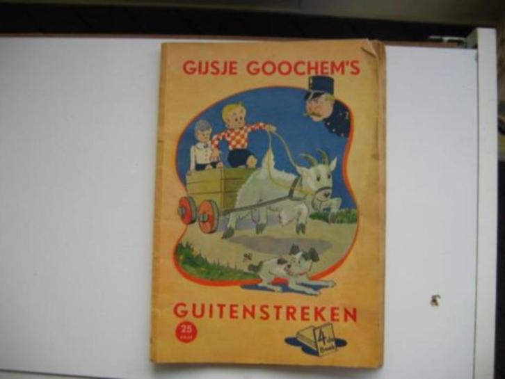 Gijsje Goochem 's Guitenstreken uniek antiek stripboek, Boeken, Stripboeken, Gelezen, Eén stripboek, Ophalen of Verzenden