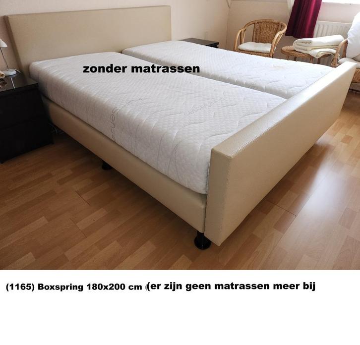 Keuze uit diverse boxspring bedden 1 of 2 pers., Huis en Inrichting, Slaapkamer | Boxsprings, Gebruikt, 90 cm, Eenpersoons, Ophalen
