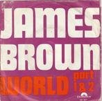 James Brown- World pt 1 & pt 2  /1969 Funk -fotohoes, Gebruikt, Ophalen of Verzenden, R&B en Soul