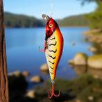 The walleye 5” UV custom gespoten treble #1 afgehaakt, Haak, Purmerend, Maimarcrankbaits, Nieuw