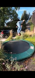 Avyna Pro-Line inground trampoline 305cm, Ophalen of Verzenden, Gebruikt