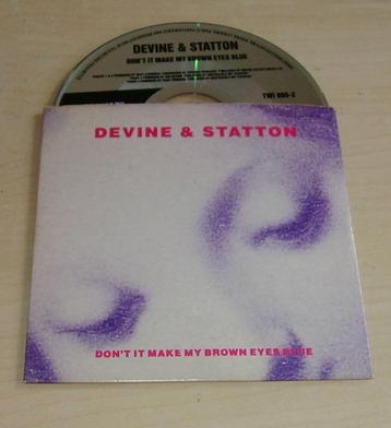 Devine & Statton - Don't It Make My Brown Eyes Blue CD Singl beschikbaar voor biedingen