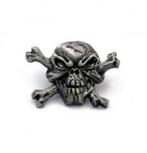 pin, bad bones, skull, vest, jas, biker, rocker, man, vrouw, Ophalen of Verzenden, Zo goed als nieuw