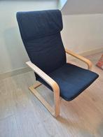 Ikea Poang stoel zwart, Ophalen, Gebruikt