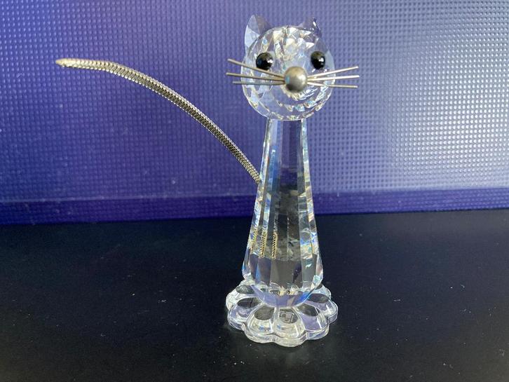 Swarovski Kat groot, Verzamelen, Swarovski, Zo goed als nieuw, Figuurtje, Ophalen of Verzenden