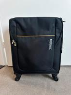 Handbagage koffer American Tourister Spinner S Strict Black, Ophalen, Wieltjes, 50 tot 60 cm, Zo goed als nieuw