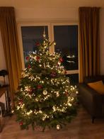 zilveren, rode en zwarte kerstballen, piek en slingers, Diversen, Kerst, Ophalen, Zo goed als nieuw