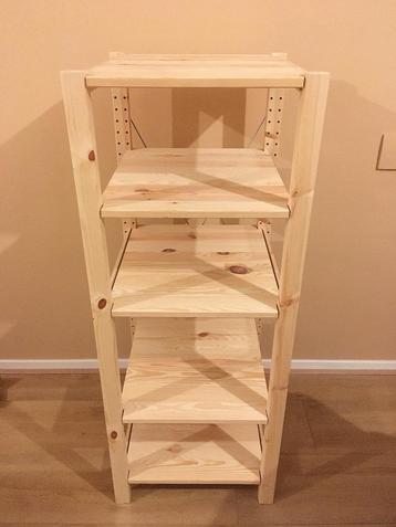 NIEUW! IVAR stellingkast 48x50x124 massief grenen 5 planken beschikbaar voor biedingen