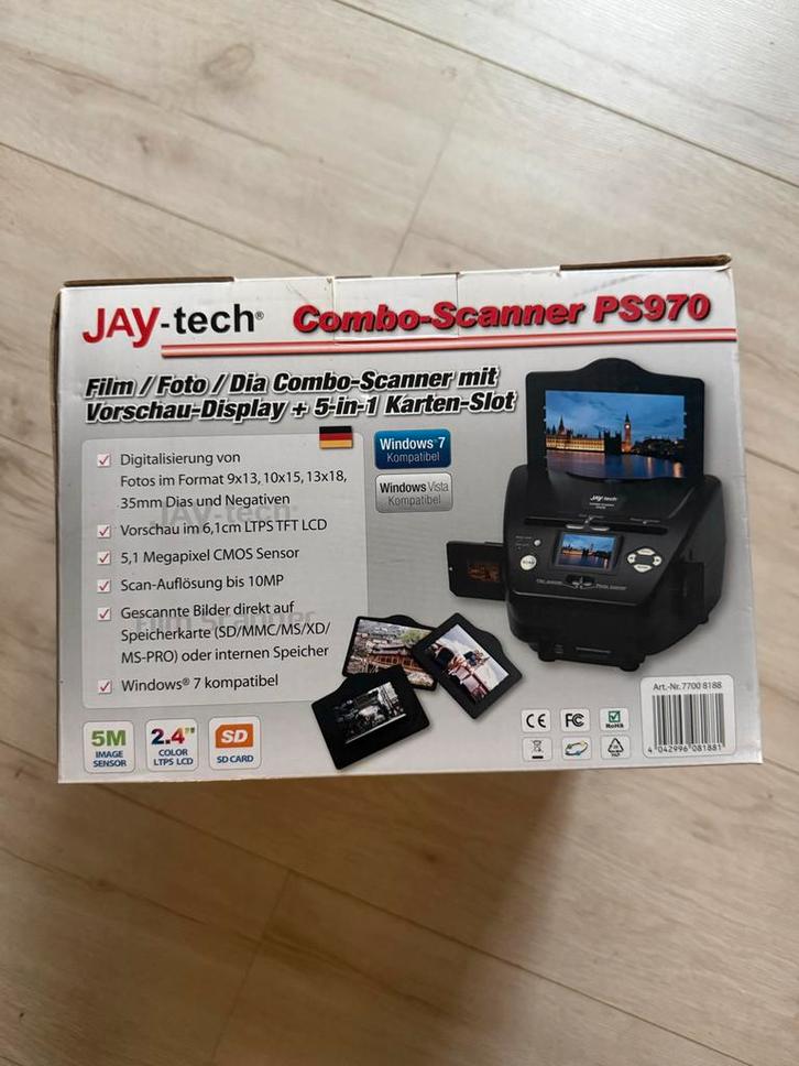 Jay-tech PS970 Combo-Scanner - Nieuw!, Computers en Software, Scanners, Nieuw, Diascanner, Windows, Ophalen of Verzenden