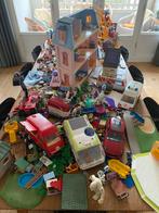 Playmobil huis, auto, caravan, manege, reuzenrad, winkel, Gebruikt, Ophalen