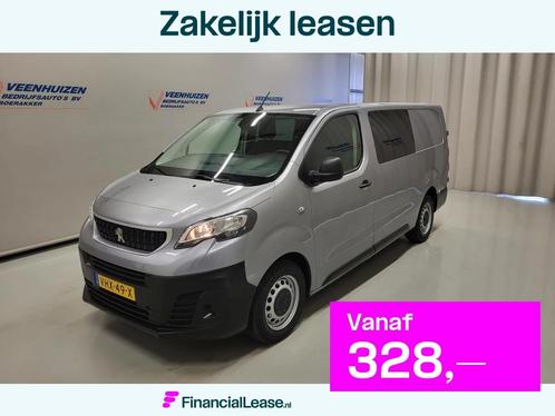 Peugeot Expert 2.0BlueHDI L3/H1 Dubbele Cabine Euro 6!, Auto's, Bestelauto's, Bedrijf, Lease, Financial lease, Airbags, Airconditioning