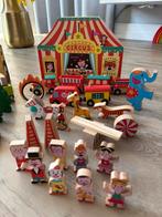 Janod houten treinbaan circusset, Kinderen en Baby's, Speelgoed | Houten speelgoed, Ophalen, Gebruikt, Overige typen