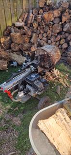 Krachtige 12 ton houtkliefmachine/kloofmachine, Ophalen, Nieuw, Benzine, Liggend