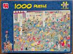 Jan van Haasteren puzzel 1000 stukjes: Het Fitnesscentrum, Hobby en Vrije tijd, Ophalen, 500 t/m 1500 stukjes, Zo goed als nieuw