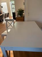 Eetkamer tafel Ikea wit met 4 stoelen., Huis en Inrichting, Tafels | Eettafels, Ophalen, 100 tot 150 cm, 50 tot 100 cm, Zo goed als nieuw
