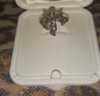 Leuke echt zilveren ring met engeltje, Sieraden, Tassen en Uiterlijk, Ringen, Ophalen of Verzenden, Zo goed als nieuw, 17 tot 18