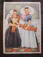 K74 Ansichtkaarten klederdracht folklore 3 stuks, Verzamelen, Ansichtkaarten | Nederland, Verzenden, 1960 tot 1980, Gelopen
