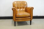 schapenleren fauteuil, Huis en Inrichting, Fauteuils, Ophalen, Zo goed als nieuw, Leer
