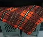 100% wollen deken retro vintage, Ophalen of Verzenden, Zo goed als nieuw