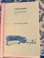 Instructieboek New Holland 376 balenper, Ophalen of Verzenden
