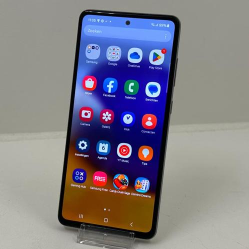 Samsung Galaxy A72 128GB Wit | Scheur achterop | Met garanti, Telecommunicatie, Mobiele telefoons | Samsung, Gebruikt, Galaxy A