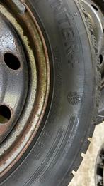 Winterbanden op velg Fiat 500 - 175/65/R14, Auto-onderdelen, Banden en Velgen, 14 inch, Gebruikt, 175 mm, Banden en Velgen