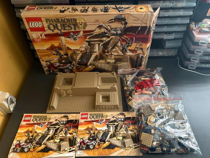 Lego pharaoh’s quest set 7327 100% compleet, Kinderen en Baby's, Speelgoed | Duplo en Lego, Zo goed als nieuw, Ophalen of Verzenden