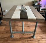 Steigerhouten tafel 150x97 cm, Huis en Inrichting, Tafels | Eettafels, Ophalen, Gebruikt, 50 tot 100 cm, Vijf personen of meer