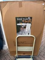 Statafel, Bar table wit 80x110 NIEUW, Ophalen of Verzenden, Nieuw