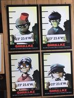 Escape to plastic beach Gorillaz posterset 5stuks 2010 nieuw, Verzamelen, Rechthoekig Staand, Nieuw, Ophalen of Verzenden, A1 t/m A3