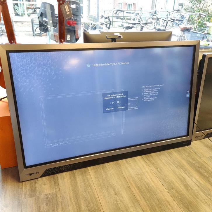Prowise Proline+ 75 inch Ultra HD Digiboard || Nu € 189.99, Audio, Tv en Foto, Televisies, Gebruikt, 100 cm of meer, Overige merken